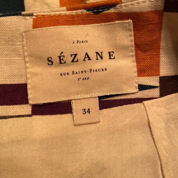 Sezane Multicolor Geometric Mini Skirt - Picture 6 of 7